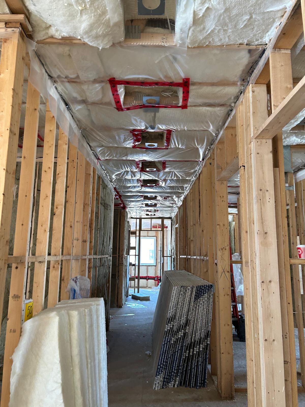 Batt insulation project completed by Great North in Toronto